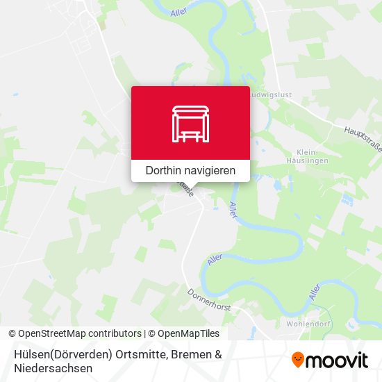 Hülsen(Dörverden) Ortsmitte Karte