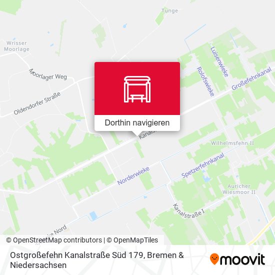 Ostgroßefehn Kanalstraße Süd 179 Karte