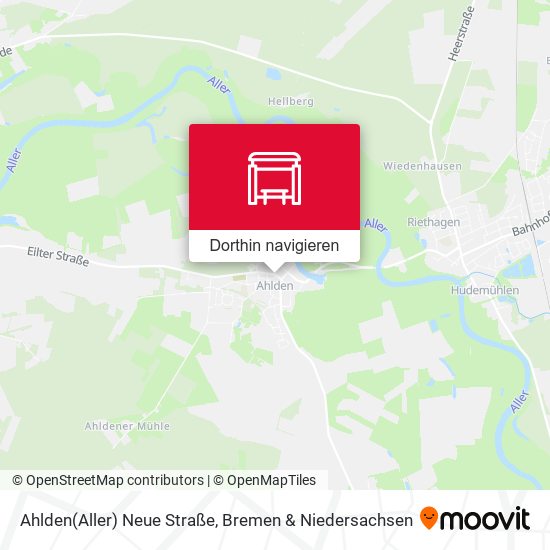 Ahlden(Aller) Neue Straße Karte