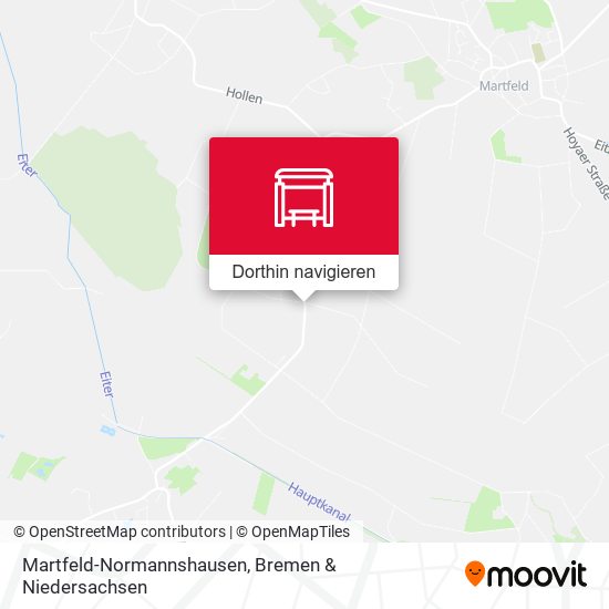 Martfeld-Normannshausen Karte