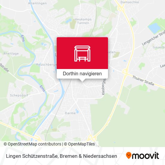 Lingen Schützenstraße Karte