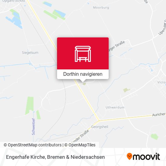 Engerhafe Kirche Karte