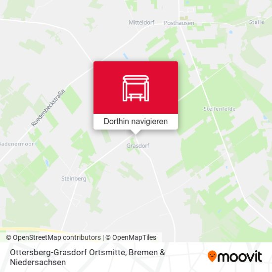 Ottersberg-Grasdorf Ortsmitte Karte