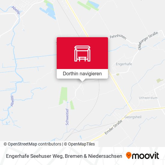 Engerhafe Seehuser Weg Karte