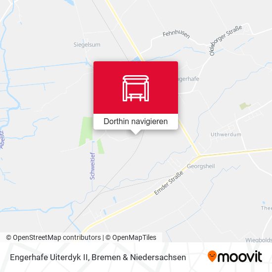 Engerhafe Uiterdyk II Karte