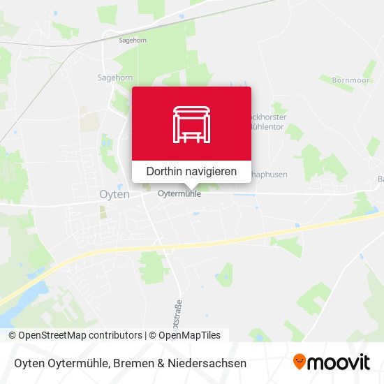 Oyten Oytermühle Karte