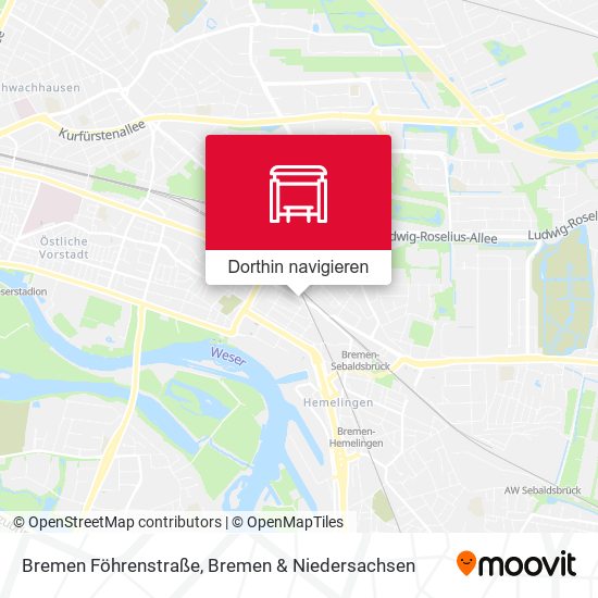 Bremen Föhrenstraße Karte