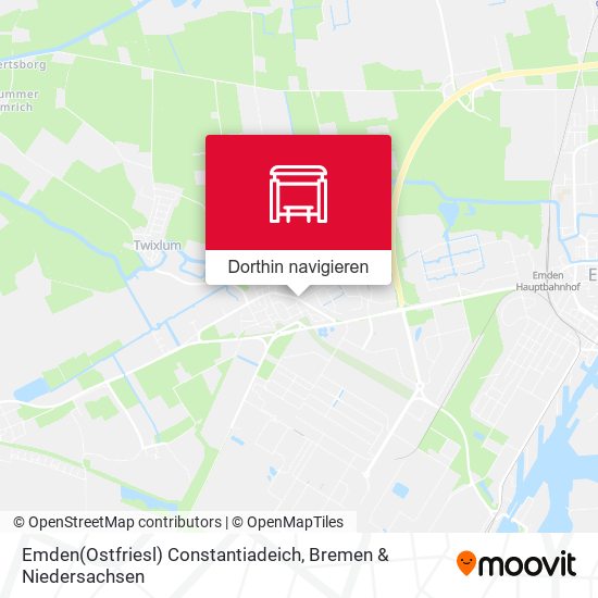 Emden(Ostfriesl) Constantiadeich Karte