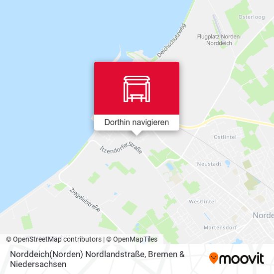 Norddeich(Norden) Nordlandstraße Karte