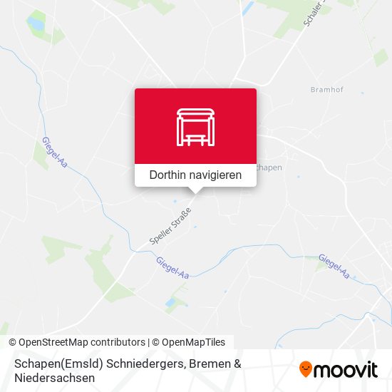 Schapen(Emsld) Schniedergers Karte