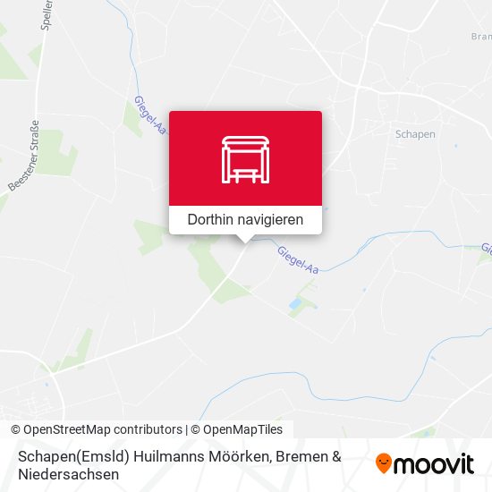 Schapen(Emsld) Huilmanns Möörken Karte