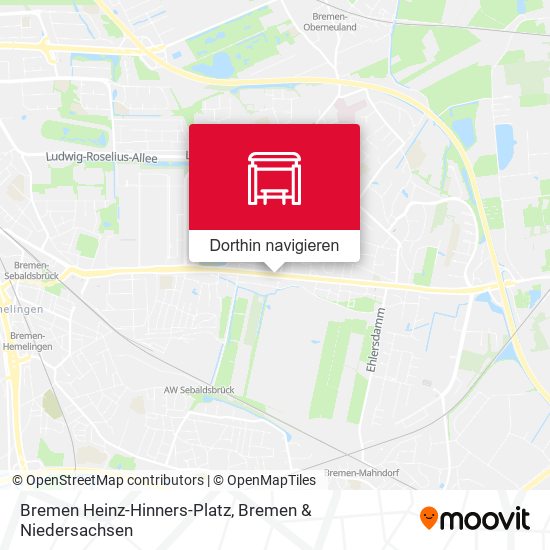 Bremen Heinz-Hinners-Platz Karte