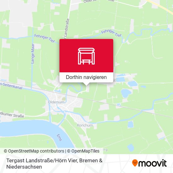 Tergast Landstraße/Hörn Vier Karte