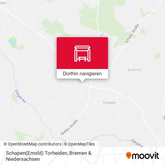 Schapen(Emsld) Torheiden Karte