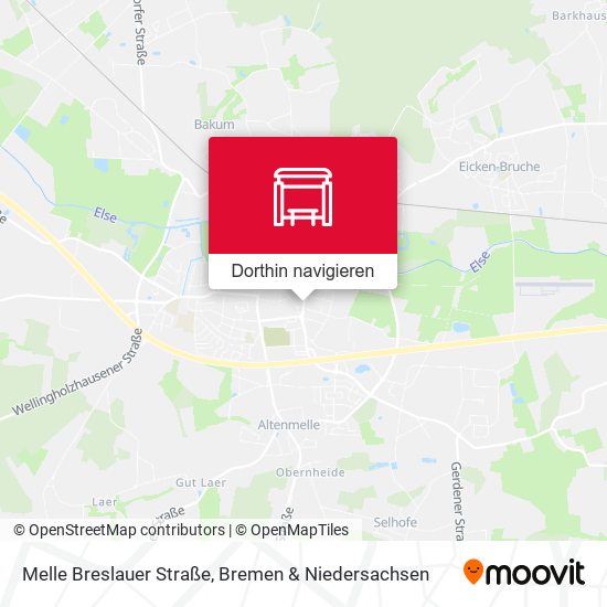 Melle Breslauer Straße Karte