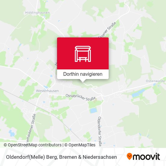 Oldendorf(Melle) Berg Karte