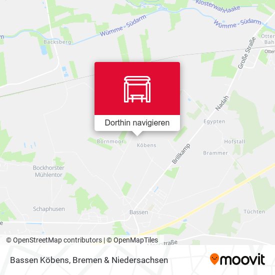 Bassen Köbens Karte