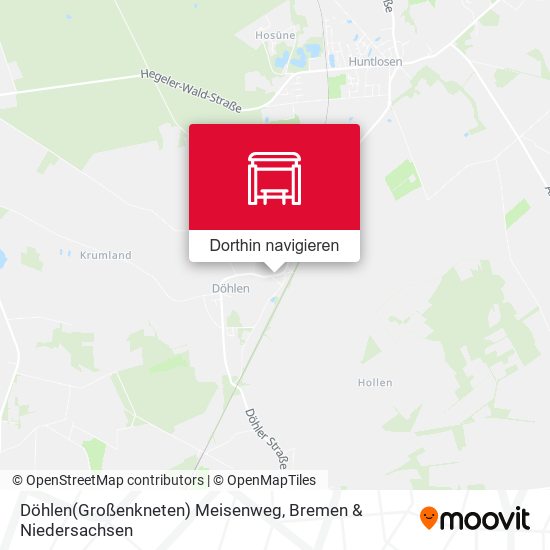 Döhlen(Großenkneten) Meisenweg Karte