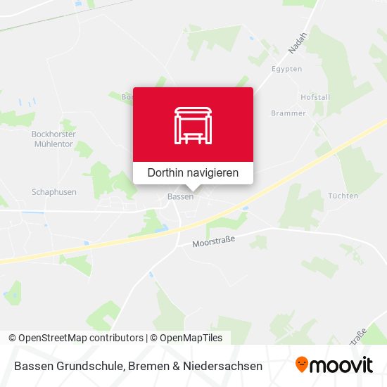 Bassen Grundschule Karte
