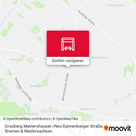 Grasberg Meinershauser- / Neu-Dannenberger Straße Karte