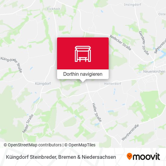 Küingdorf Steinbreder Karte