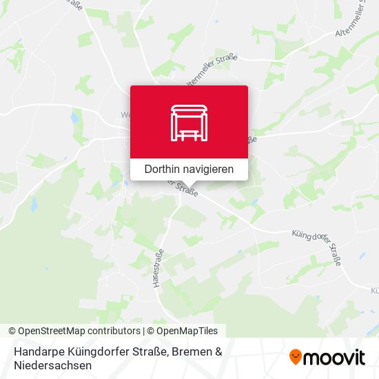 Handarpe Küingdorfer Straße Karte