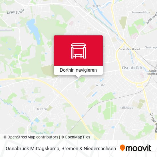 Osnabrück Mittagskamp Karte