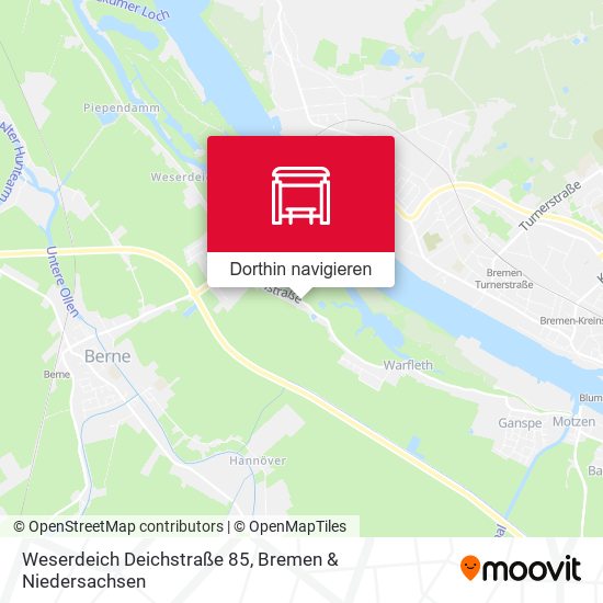 Weserdeich Deichstraße 85 Karte