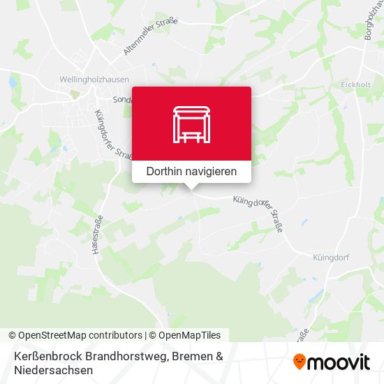 Kerßenbrock Brandhorstweg Karte