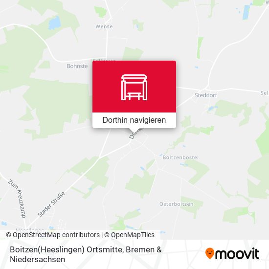 Boitzen(Heeslingen) Ortsmitte Karte