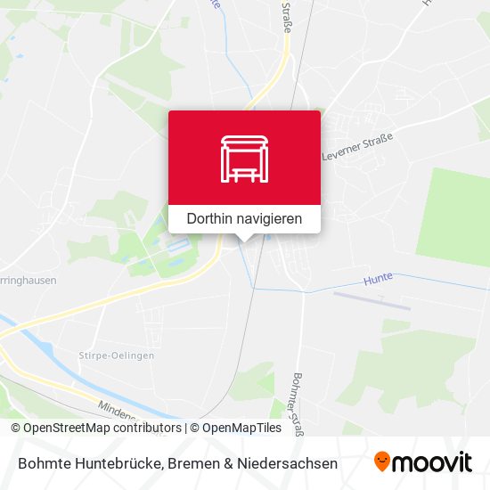 Bohmte Huntebrücke Karte