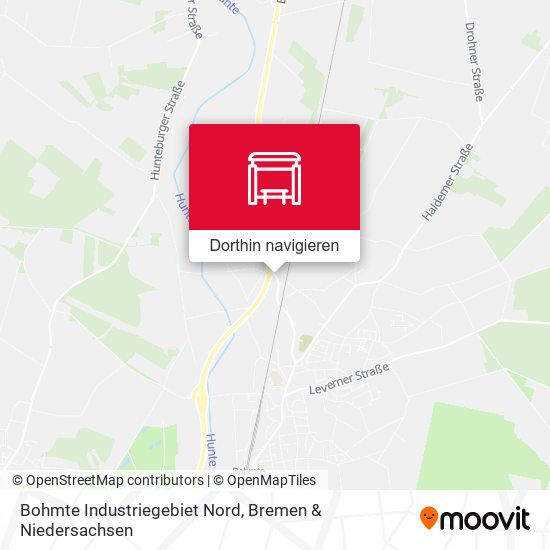 Bohmte Industriegebiet Nord Karte