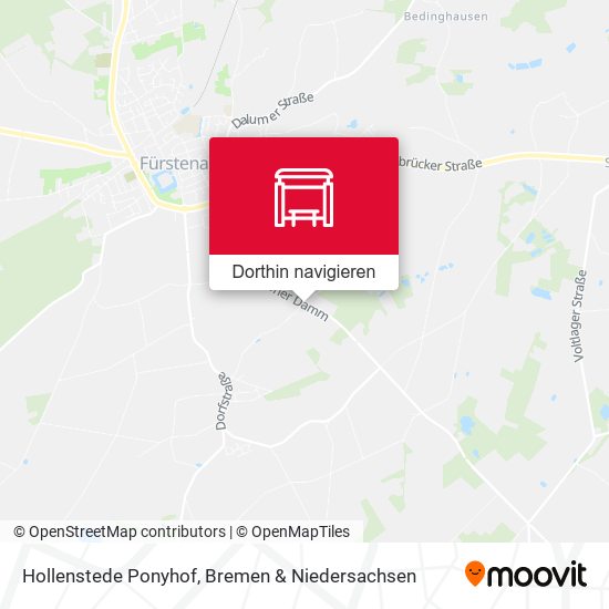 Hollenstede Ponyhof Karte