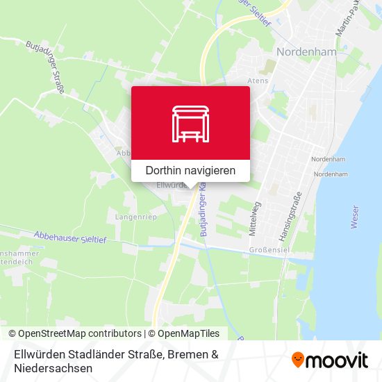 Ellwürden Stadländer Straße Karte