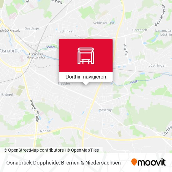 Osnabrück Doppheide Karte