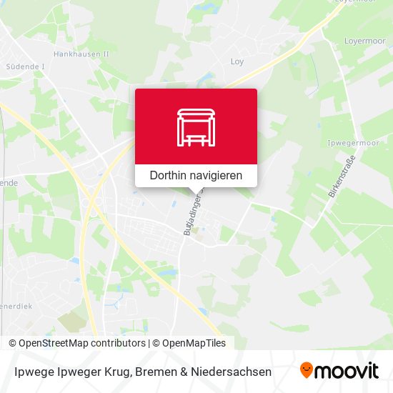 Ipwege Ipweger Krug Karte