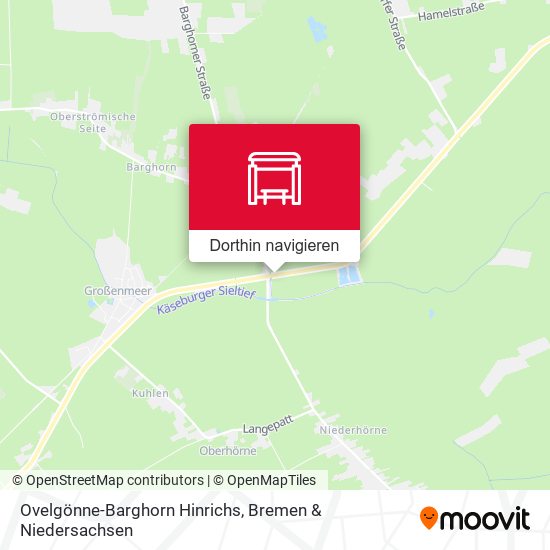Ovelgönne-Barghorn Hinrichs Karte