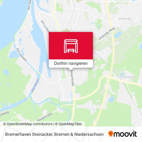 Bremerhaven Steinacker Karte