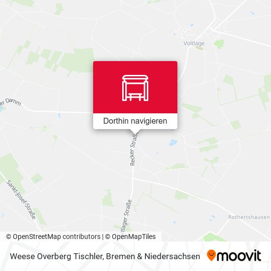 Weese Overberg Tischler Karte