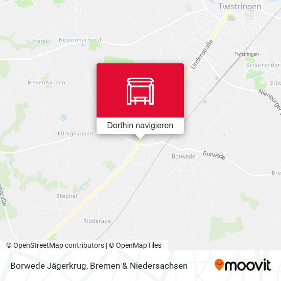 Borwede Jägerkrug Karte