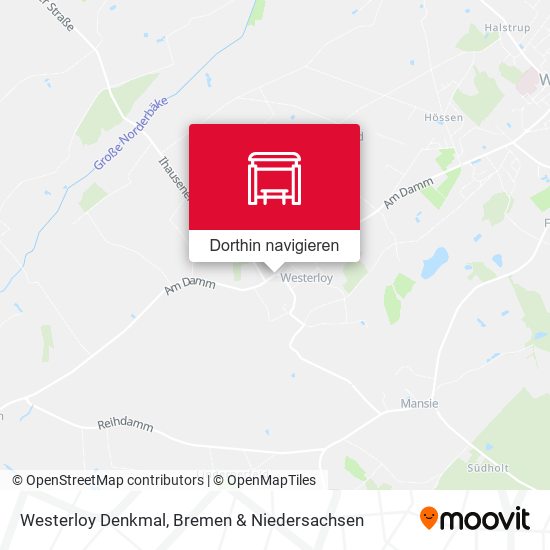 Westerloy Denkmal Karte