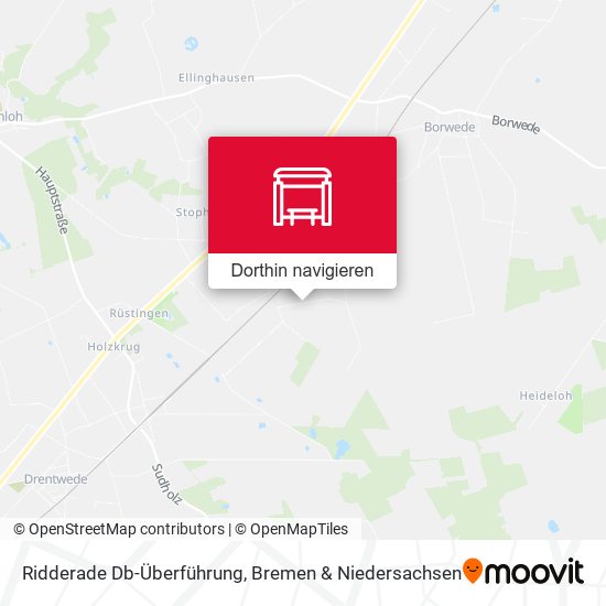 Ridderade Db-Überführung Karte