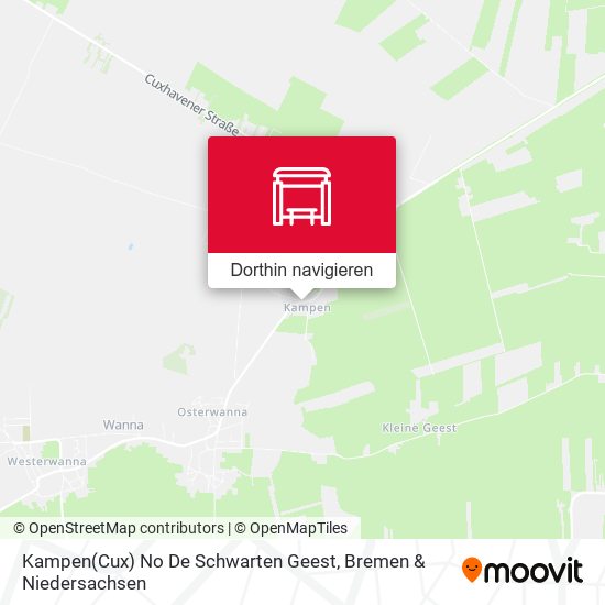 Kampen(Cux) No De Schwarten Geest Karte