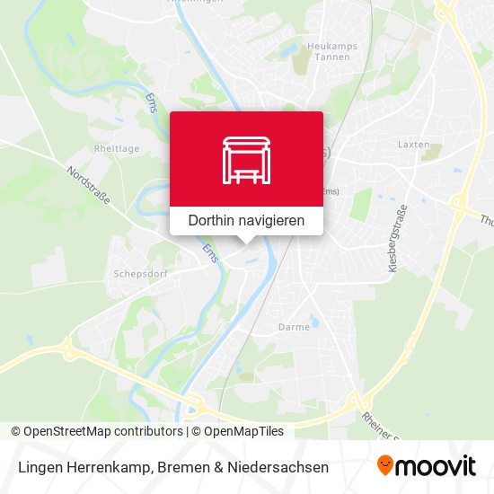 Lingen Herrenkamp Karte
