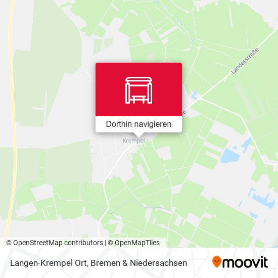 Langen-Krempel Ort Karte