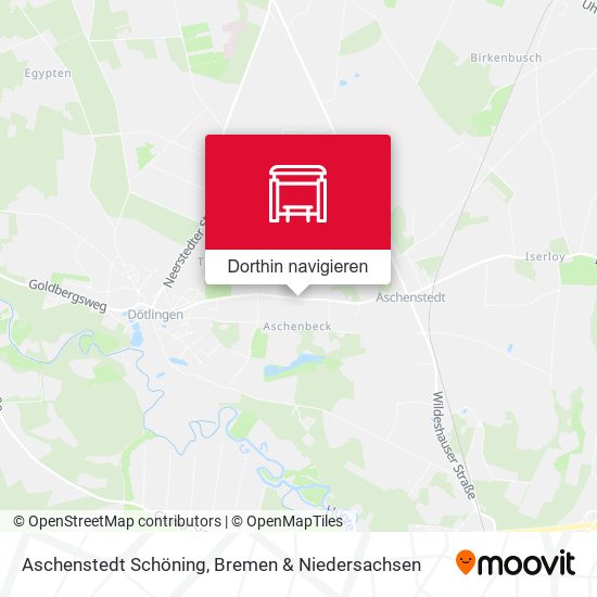 Aschenstedt Schöning Karte