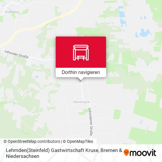 Lehmden(Steinfeld) Gastwirtschaft Kruse Karte