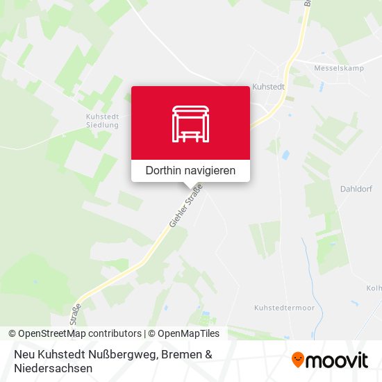 Neu Kuhstedt Nußbergweg Karte