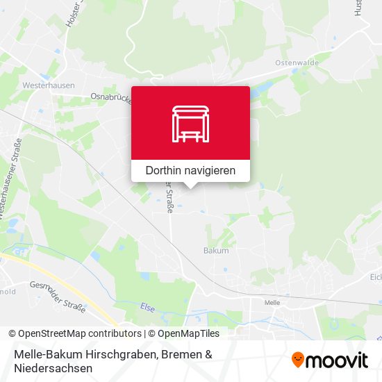 Melle-Bakum Hirschgraben Karte
