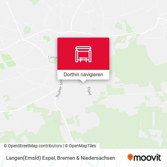 Langen(Emsld) Espel Karte